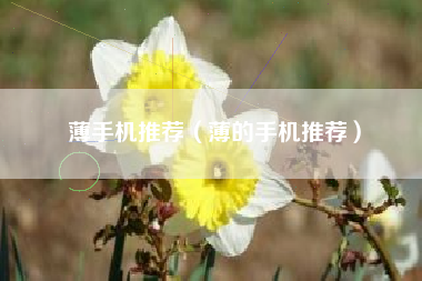 薄手机推荐（薄的手机推荐）